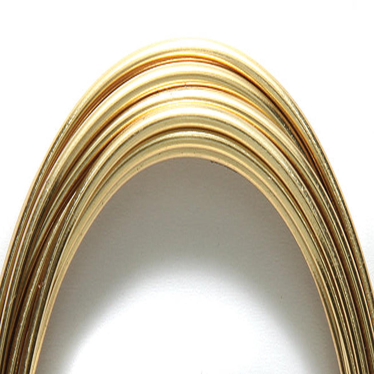 12CW854: Artistic Wire 12 Gauge Tarnish Resistant Brass 10 Feet
