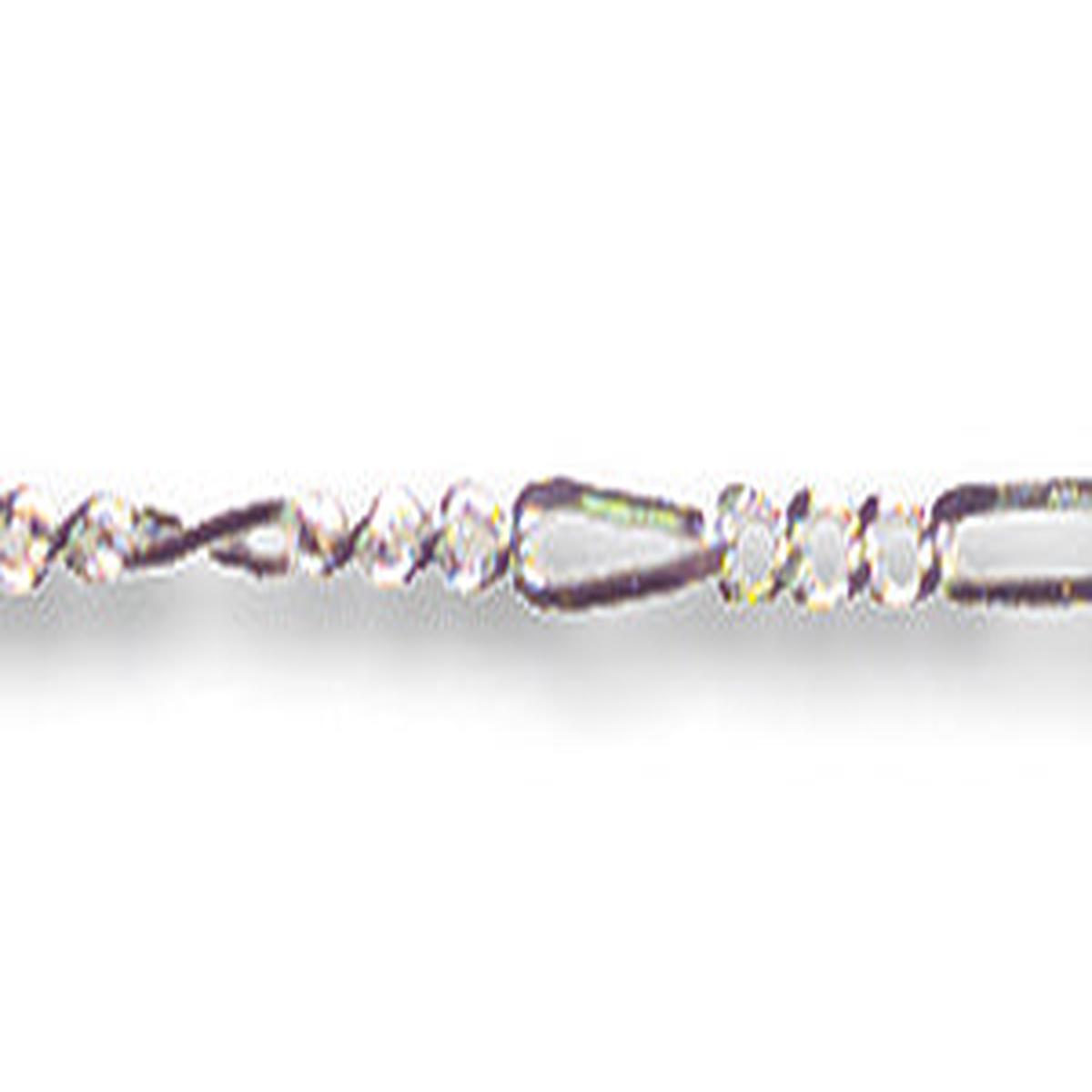 14CX812: Chain Figaro SPL 4 & 2mm Ovals 1FT