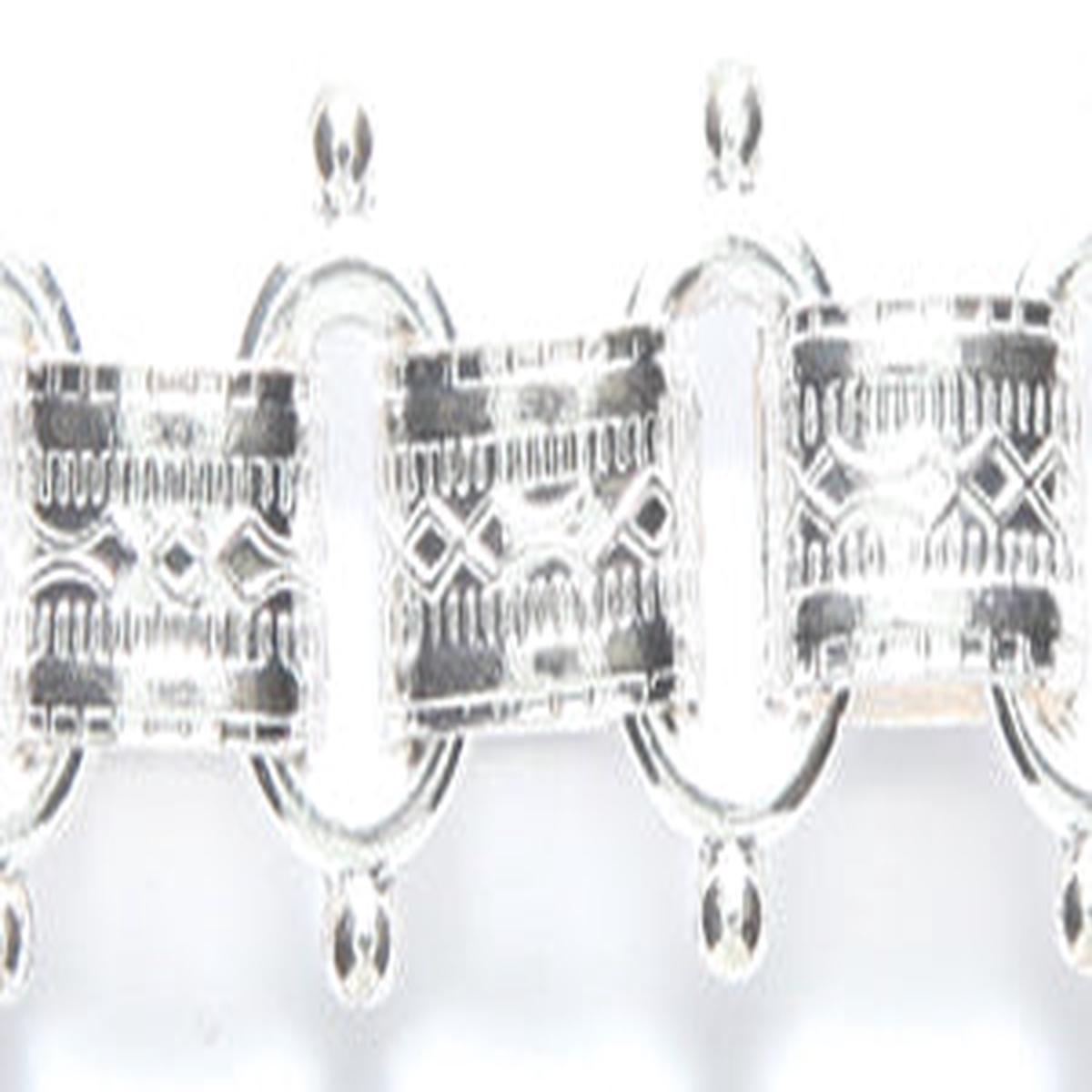 11CX2812: Chain Etched 12mm Silver 6