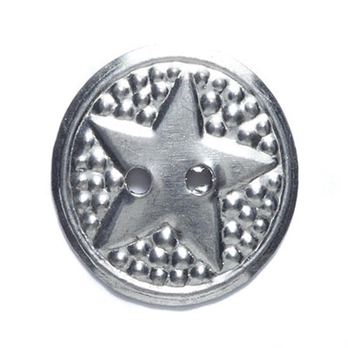 1FI350-S: Concho With Star Design 2 Hole 1.5
