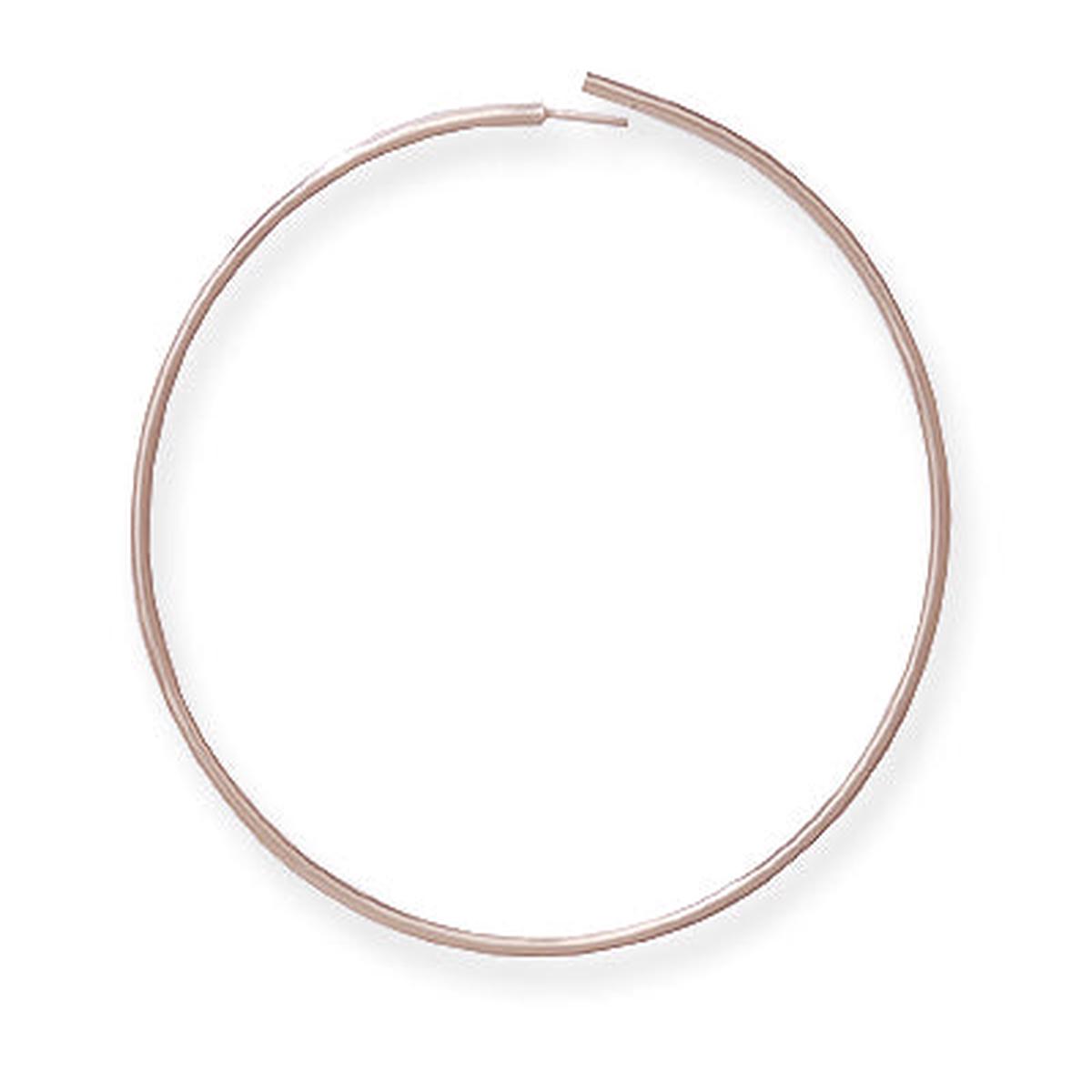 24FI56-ST: Earring Hoop Silver Plating 1