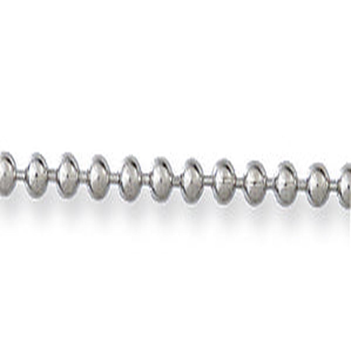 2CX815: Ball Chain #3 Nickel PLT Steel 2.4mm 100'