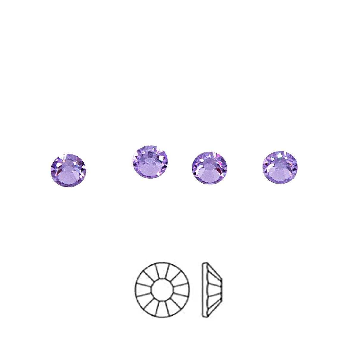 20RH295-V: PreciosaChaton Rose Ss20 Violet-144PC