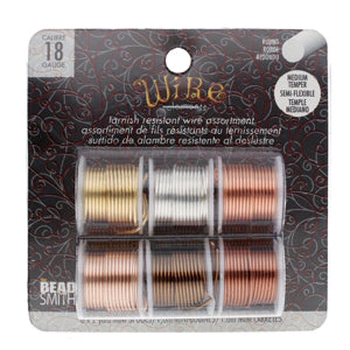 CW999-NTW18: TARNISH RESIST MED TEMPER 6 PACK ASST 18 GA -2YD EA