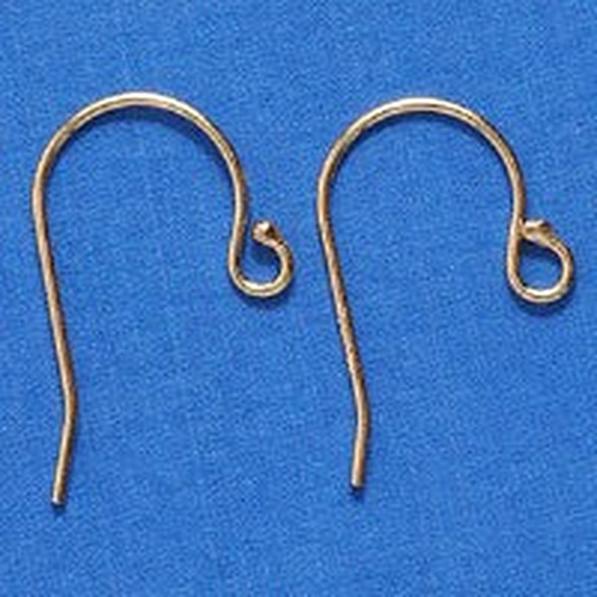 GF54R: Earwire BallEnd Shepherd Hook GoldFill 22ga 1PR
