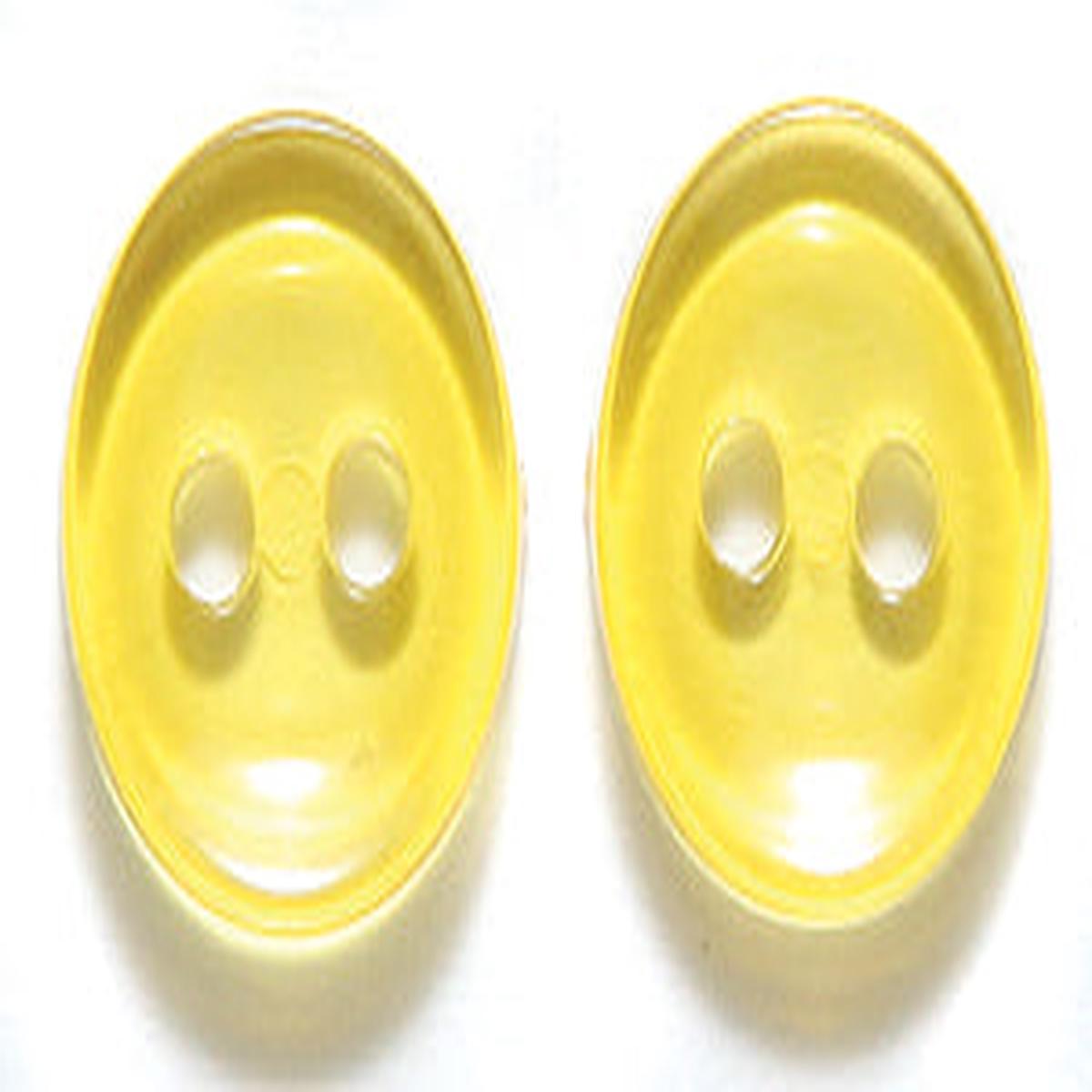 10BU226: Plastic Craft Buttons TR DK YLLW 10MM 200PC