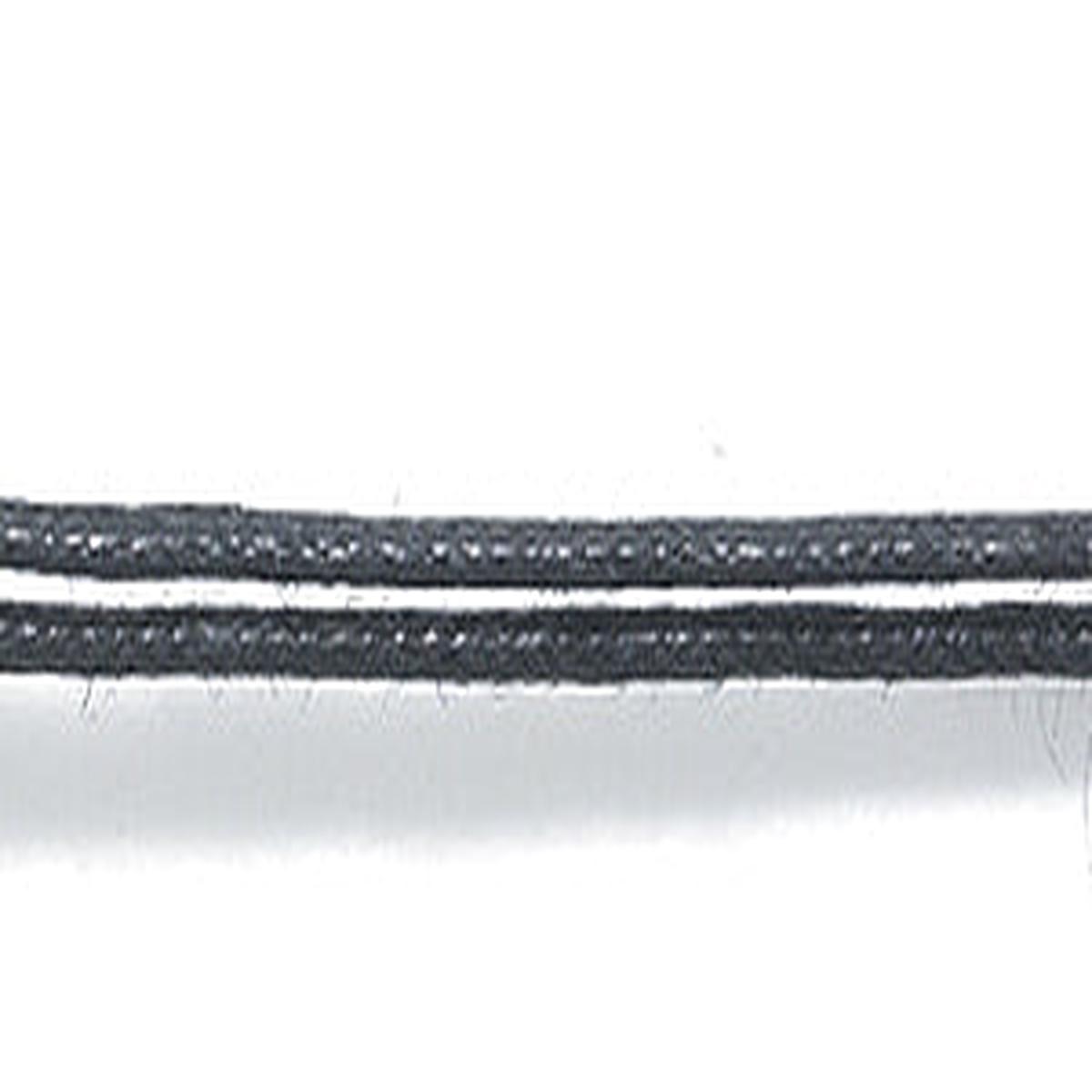 5CH109-25: Waxed Cord Black .5mm 25MTR SP