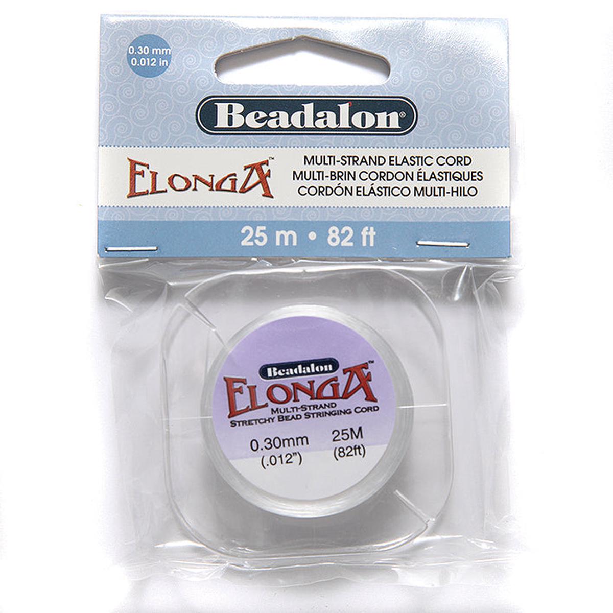 CH131-U25: Elonga Multi Strand Stretch Cord .3mm 25 Meter