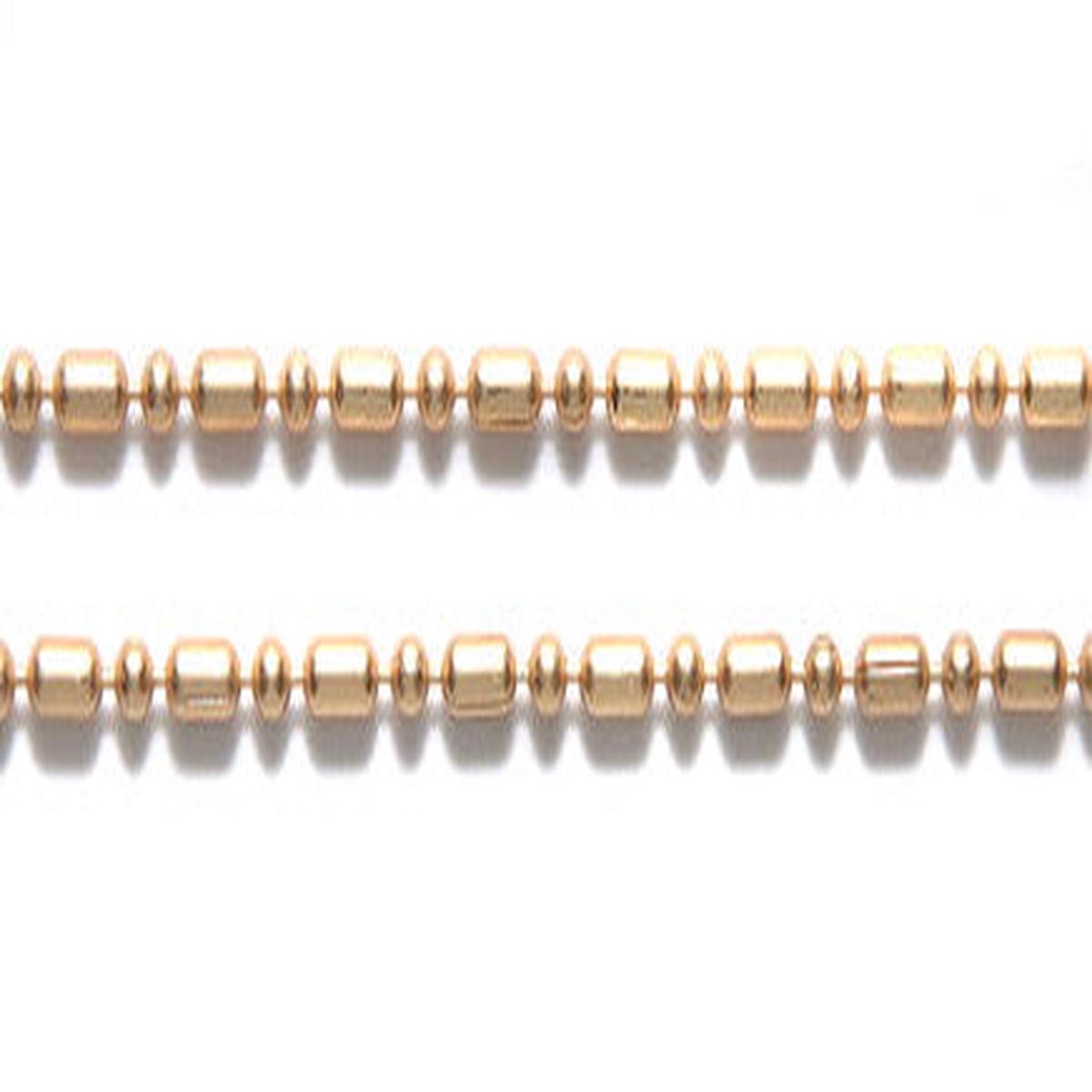 CX902-HG: Ball Chain Dot Dash 2mm SHG 1FT
