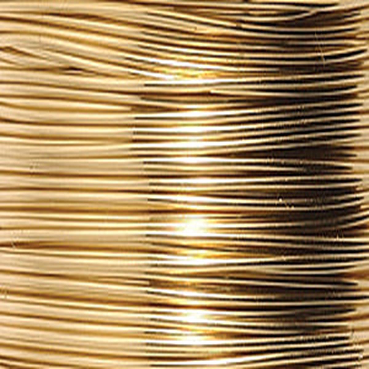 24CW854-1: Artistic Wire 24 Gauge Tarnish Resistant Brass 20 Yards
