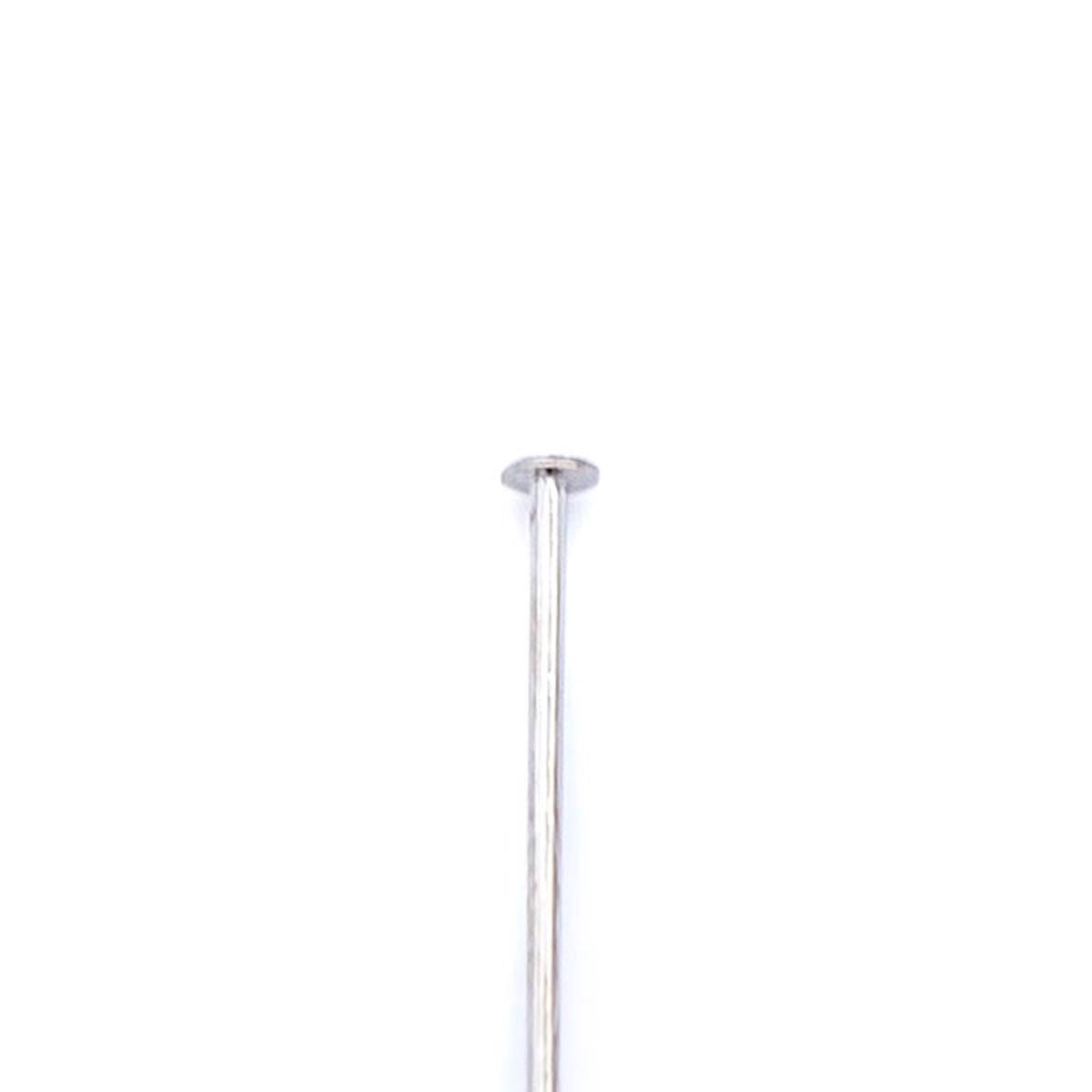 38FI60-S: Head Pin RHODIUM PLT 38mm 1.5