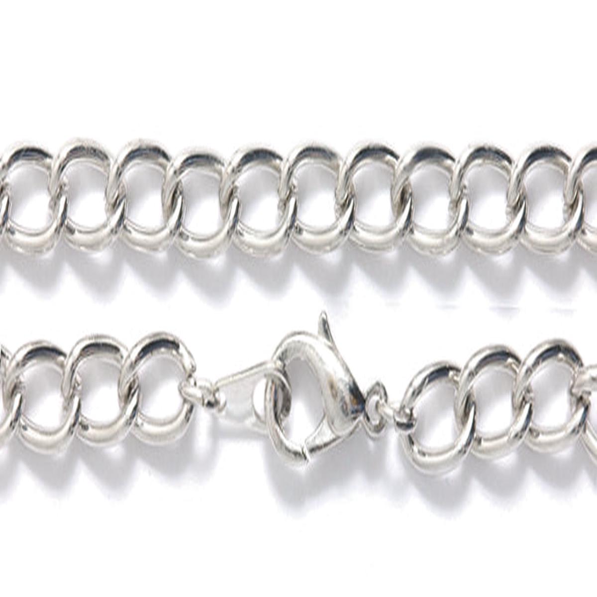 FI950-S: Chain Bracelet W/Lobster Clasp 7.5